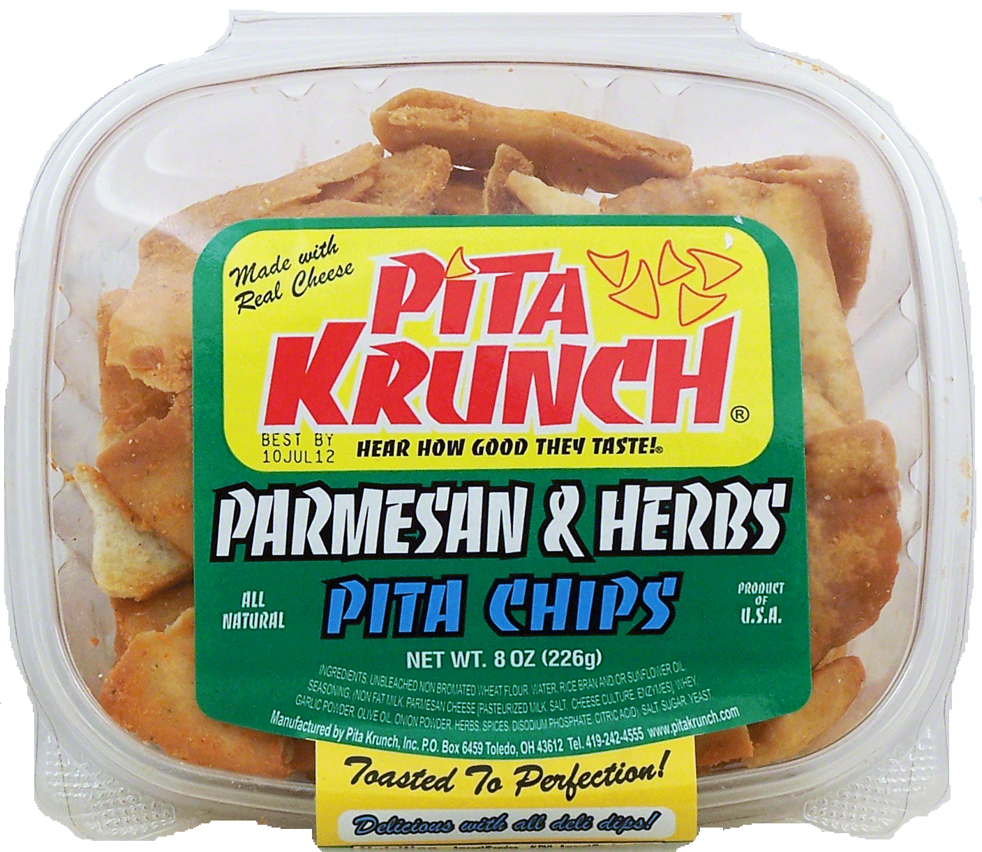 Pita Krunch  pita chips with parmesan & herbs flavor Full-Size Picture